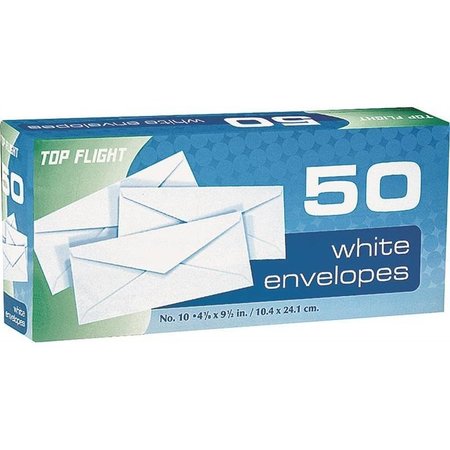 TOP FLIGHT Envelopes Plain Size 10 6900815